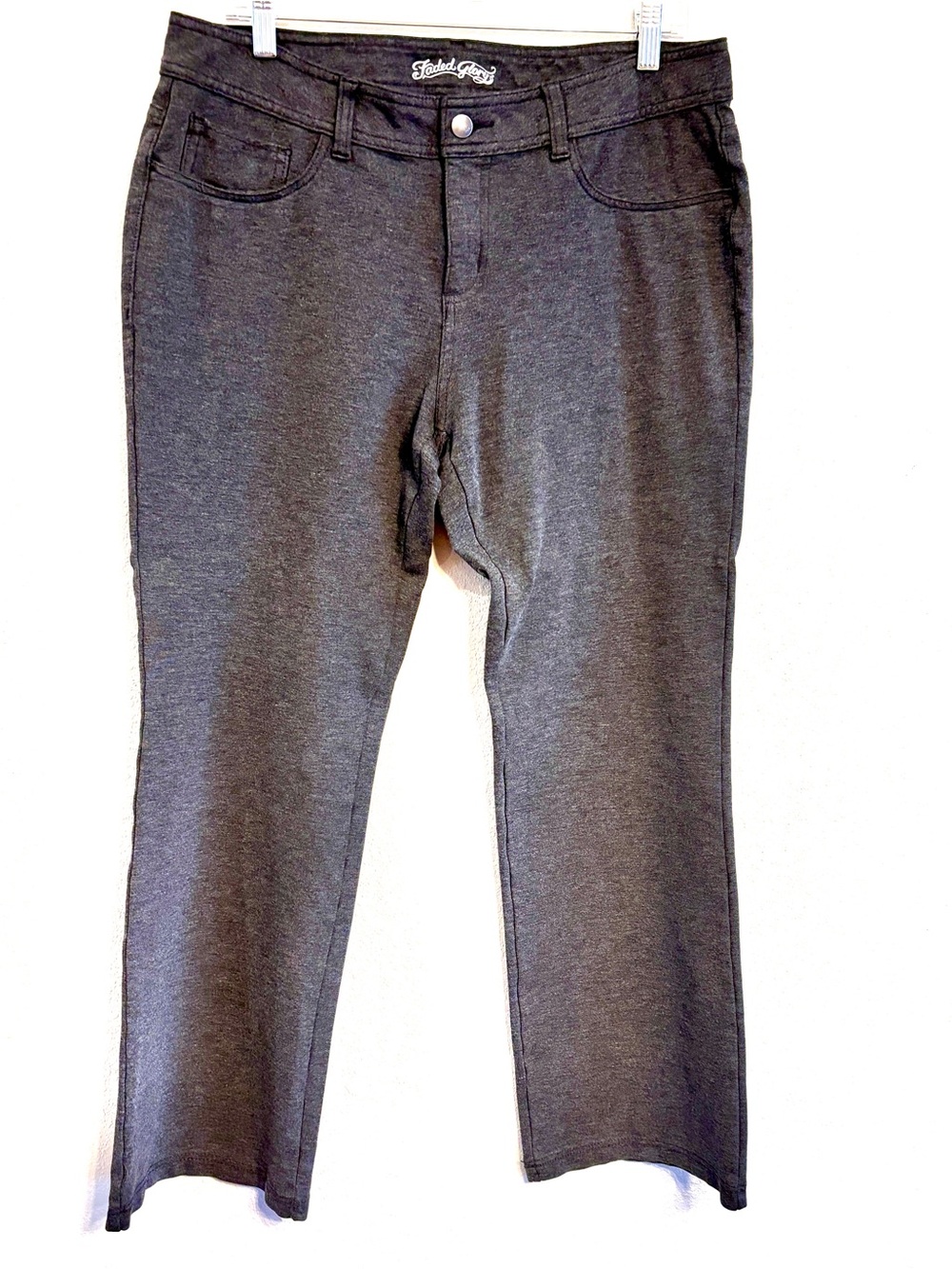 Faded Glory Women's Charcoal Stretch Jeans SZ 14